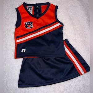 Auburn Baby Girl Cheer Outfit Uniform Size 18 Months NEW WITHOUT TAGS